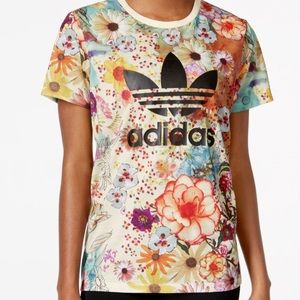Adidas Originals Trefoli Floral Print Shirt
